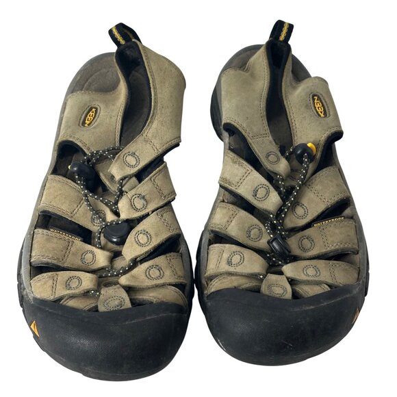 KEEN Newport H2 Mens Waterproof Hiking Sandals Size 8.5 Gray/Black Durable Outdo - Picture 1 of 7